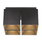 Nordlux Spot Ethan Schwarz - Aluminium | 4x GU10 Max 35W