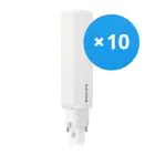 Mehrfachpackung 10x Philips Corepro PL-C LED 6.5W 700lm - 840  | Ersatz für 18W