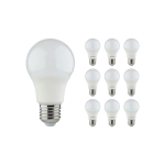 Mehrfachpackung 10x LED E27 Birne Matt 8.5W 806lm - 830 | Ersatz für 60W