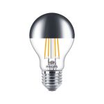 Philips Classic LED Ampoule E27 Poire Miroir 7.2W 650lm 650lm - 827 Blanc Très Chaud | Dimmable - Équivalent 60W