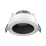 Spot LED Ares Profond Blanc 6W 540lm 927-940 3CCT - avec Inner Cercle  Noir | Diamètre 68mm