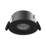Spot LED Ares Firerated 6W 540lm 927-940 3CCT- Inclinable Noir| Diamètre 68mm