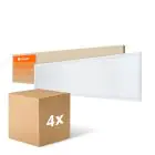 Lot 4x Ledvance Dalle LED Compact Aluminium Blanc 33W 3630lm - 840  | 120x30cm