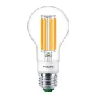 Philips MASTER LED Ampoule Ultra Efficient E27 Poire Claire 4W 840lm - 827 Blanc Très Chaud | Dimmable - Équivalent 60W